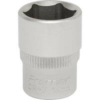 Loops 15mm Forged Steel Drive Socket - 3/8" Square Drive - Chrome Vanadium Socket in Metallics