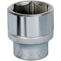 Loops 20mm Forged Steel Drive Socket - 3/8" Square Drive - Chrome Vanadium Socket in Metallics