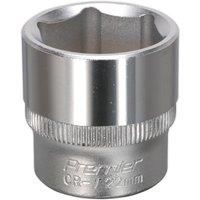 Loops 22mm Forged Steel Drive Socket - 3/8" Square Drive - Chrome Vanadium Socket in Metallics