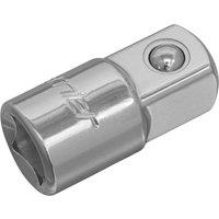 Loops 3/8" Square Drive Female to 1/2" Male Socket Adapter Size Converter Forged Steel in Metallics