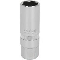 Loops 16mm Spark Plug Socket - 3/8" Square Drive - Car Engine Maintenance Nut Tool