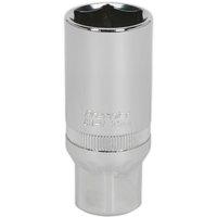 Loops 21mm Spark Plug Socket - 3/8" Square Drive - Car Engine Maintenance Nut Tool