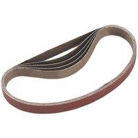 Loops 5 PACK - 20mm x 520mm Sanding Belts - 100 Grit Aluminium Oxide Slim Detail Loop