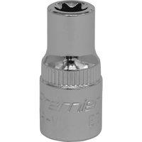 Loops E7 TRX Star Socket Bit - 1/4" Square Drive - PREMIUM Drop Forged Head Knurled