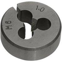 Loops M6 x 1mm Metric Split Die - Quality Steel - Bar / Bolt Threading Bit & Case in Metallics