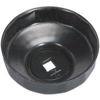 Loops 76mm Oil Filter Cap Wrench - 14 Flutes - 3/8" Sq Drive - Low Profile Design