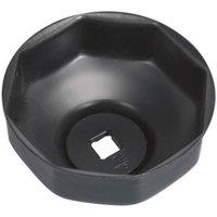 Loops 76mm Oil Filter Cap Wrench - 8 Flutes - 3/8" Sq Drive - Low Profile Design