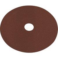 Loops 25 PACK 100mm Fibre Backed Sanding Discs - 120 Grit Aluminium Oxide Round Sheet