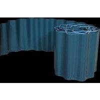 Samuel Alexander 12cm x 6m Plastic Corrugated Lawn Garden Edging Border in Green