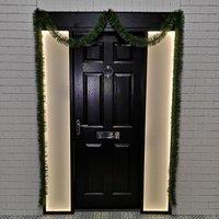Samuel Alexander 6m (20ft) x 10cm Fine Cut Green Christmas Garland Tree Decoration | Size: 6m (20ft) x 10 cm