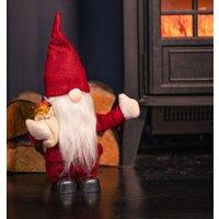 Samuel Alexander 28cm Battery Operated Walking Christmas Musical Gonk in Red