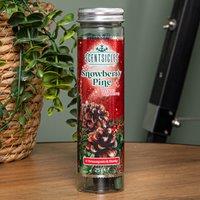 Samuel Alexander 25g Snowberry Pine Scented Christmas Scentsicles with 6 Hanging Hooks in Green