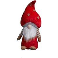Samuel Alexander 50cm Red Soft Festive Porta-Bella Christmas Mushroom Gonk Decoration