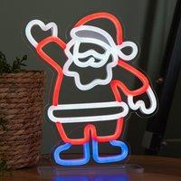 Samuel Alexander Light up Waving Santa Christmas Table Top Sign