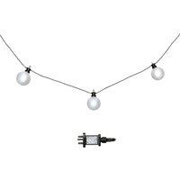 Samuel Alexander 10 x4.5m Frosted Ball Style Cap String Lights with Filament in White