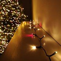 Samuel Alexander 360 LED 28.7m Premier SupaBrights Indoor Outdoor Christmas Multi Function Mains Operated String Lights with Timer & Vintage Gold