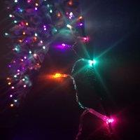 Samuel Alexander 5m Battery Operated Multi-Action Christmas String Lights with 50 Rainbow LEDs