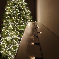 Samuel Alexander 400 LED 40m Premier Christmas Indoor Outdoor Multi Function Battery Operated String Lights with Timer in Warm White in Beige