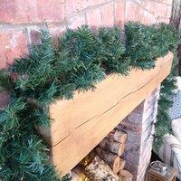 Samuel Alexander 2.7m (9ft) Plain Green Imperial Pine Christmas Garland