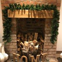 Samuel Alexander 270cm (9ft) Plain Green Colorado Christmas Garland