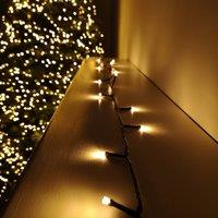 Samuel Alexander 360 LED 28.7m Premier SupaBrights Indoor Outdoor Christmas Multi Function Mains Operated String Lights with Timer in Vintage Gold
