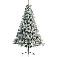 Samuel Alexander 4ft Snowy Imperial Pine White Green Fir Artificial Christmas Tree
