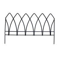 Primrose Gothic Style Arch Edging Garden Edge in Black 60cm