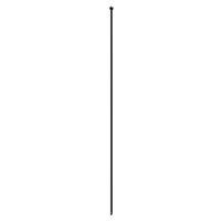 Primrose Small Multi-Purpose Metal Fence Grid Stake & Support Post in Black