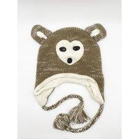 SVNX Brown Beanie Hat with Animal Ears