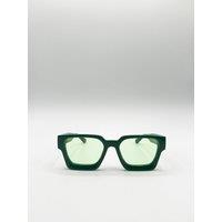 SVNX Square Retro Mint Green Sunglasses