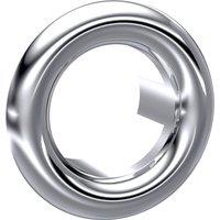 Balterley Modern Round Basin Overflow Cover Chrome 18.5mm in Silver