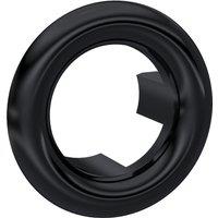 Balterley Modern Round Basin Overflow Cover Matt Black 18.5mm