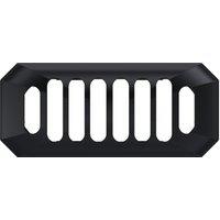 Balterley Traditional Basin Grill Overflow Cover Matt Black 26mm x 50mm
