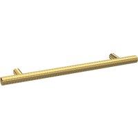 Balterley Textured Knurled Bar Furniture Handle 12 x 160 mm - Brushed Brass in Metallics