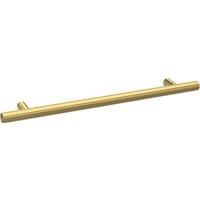 Balterley Textured Knurled Bar Furniture Handle 12 x 192 mm - Brushed Brass in Metallics