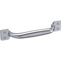 Balterley Strap Furniture Handle 19 x 96 mm - Brushed Nickel in Silver