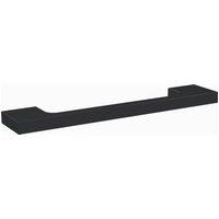 Balterley Slimline D Shape Furniture Handle 8 x 128 mm - Matt Black in Silver