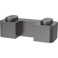 Balterley Contemporary Wetroom Accessories Screen Support Foot - Brushed Pewter in Silver