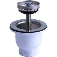 Balterley Mini Basket Strainer Waste - 85mm Diameter - Chrome in Silver