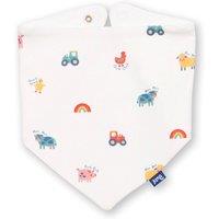 Kite Baby Old Macdonald Bib in Cream