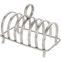 Argon Tableware Stainless Steel Toast Rack - 6 Slices in Silver