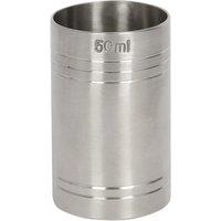Rink Drink Stainless Steel Thimble Measure - 50ml in Silver