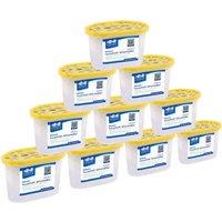 Harbour Housewares 10x Interior Dehumidifiers - 500ml - Lemon - Home Moisture Absorber Trap in Yellow