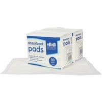 Harbour Housewares Small Disposable Incontinence Bed Pads - 32.5cm x 45cm - 100x Waterproof Absorbent Mattress Wetting Protector Sheets