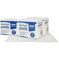 Harbour Housewares Small Disposable Incontinence Bed Pads - 32.5cm x 45cm - 150x Waterproof Absorbent Mattress Wetting Protector Sheets
