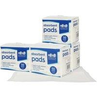 Harbour Housewares Small Disposable Incontinence Bed Pads - 32.5cm x 45cm - 200x Waterproof Absorbent Mattress Wetting Protector Sheets