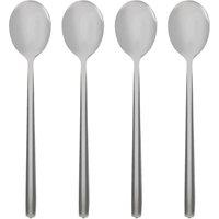 Argon Tableware Stainless Steel Teaspoons - 14.5cm - Pack of 4 in Silver