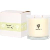 Nicola Spring 400g Soy Wax Scented Candle - Vanilla Sands - Aromatherapy Jar Candle in Clear