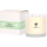 Nicola Spring 400g Soy Wax Scented Candle - Sage Retreat - Aromatherapy Jar Candle in Clear