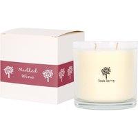 Nicola Spring 400g Soy Wax Scented Candle - Mulled Wine - Aromatherapy Jar Candle in Clear